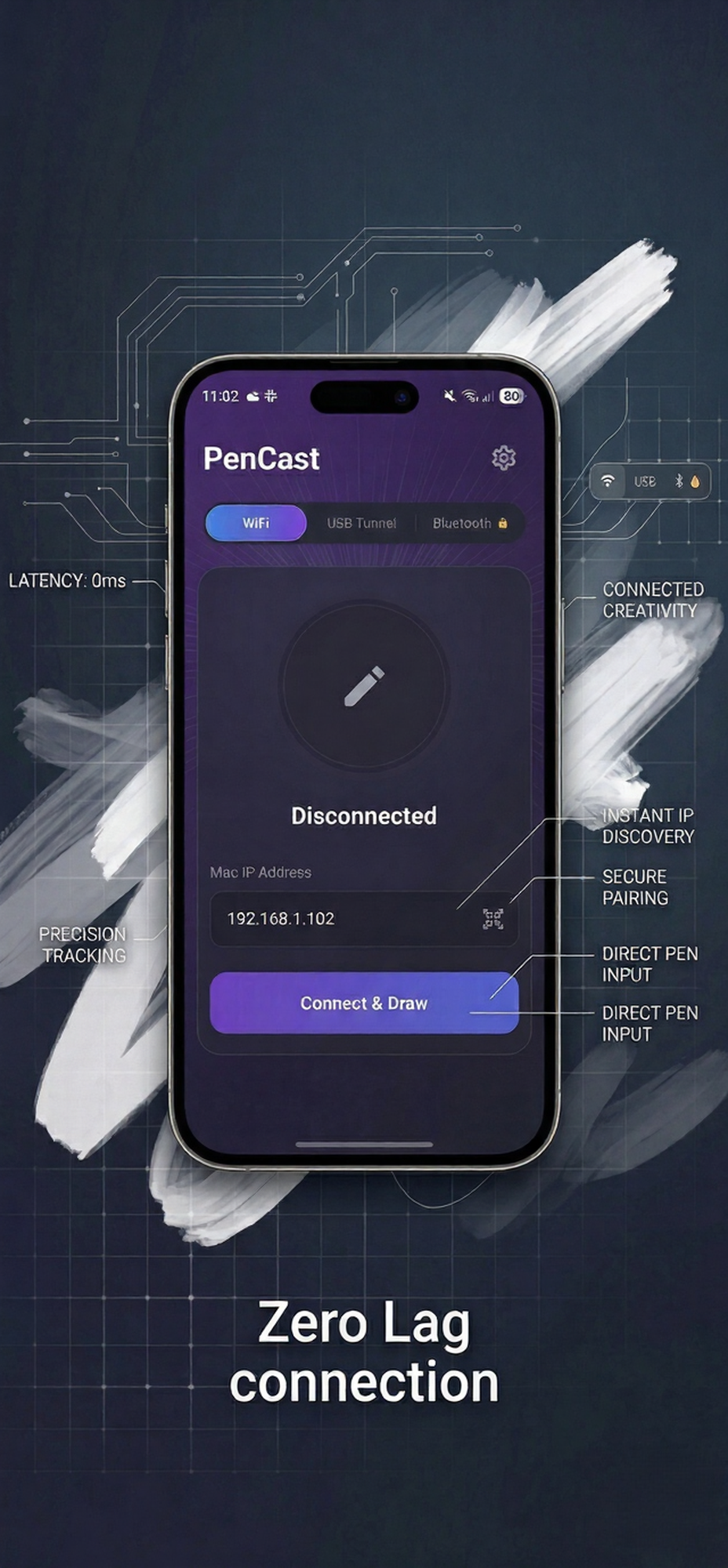 Different Connection modes for PenCast